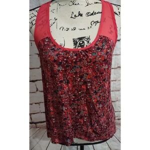 Mudd Y2K Barbie Core Pink Cami Tank Top Size Medium Scoop Neck Sleeveless Casual